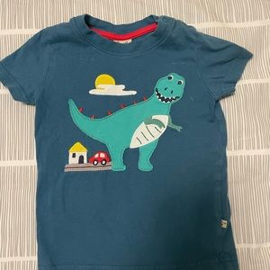 Dinosaur Appliqué Organic Cotton Shirt